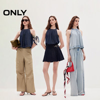 ONLY 夏季新款 女士牛仔吊带上衣 126170003