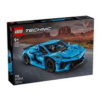 百亿补贴：乐高 机械组系列 42217 蓝色雪佛兰科尔维特 Stingray 积木玩具