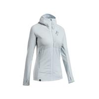 迪卡侬 女士山地徒步羊毛保暖拉链套头衫5544050