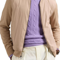 RALPH LAUREN 男士 羊毛混纺拉链夹克