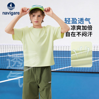 NAVIGARE 纳维凯尔儿童短袖T恤 宝石绿 140