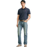  Levi's/李维斯 凉感防晒 男士牛仔裤 中蓝色 34 (32)