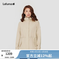 乐飞叶 户外冲锋衣女 秋冬防水透湿露营风衣女夹克 LFJA4CS87 驼色CM 170/88A（40）