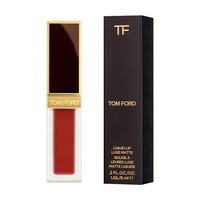 TOM FORD 汤姆福特 TF口红 TF黑金哑光丝绒白管镜面液体唇釉 6ML 123# 复古砖红