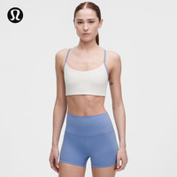 lululemon 丨Flow Y 女士运动内衣 A/B *Evolve Pop Strap LW2F08S 浅象牙白/学院蓝 M