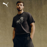 PUMA 马年曼城城民专属球迷短袖T恤男夏运动上衣 785918 草灰-灰色-03 L (180/100A)
