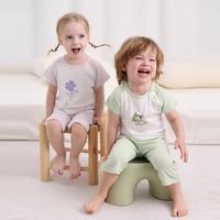 丽婴房 儿童短袖七分裤套装+10抗菌内裤