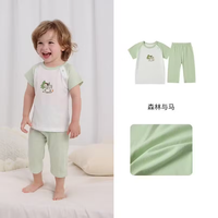 丽婴房 儿童七分裤套装1套+抗菌内裤