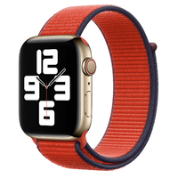 Apple Watch 尼龙回环式编织 Nike运动表带 适用于42/41/40/38MM iwatch S11/10/9/8/7/6/SE 红色 40MM