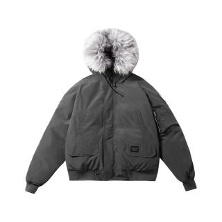 FDR 美式毛领棉服 藏青色 M