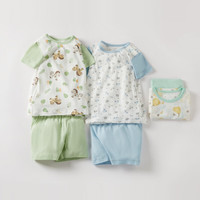 丽婴房 天丝短袖套装+抗菌内裤*共3件