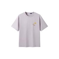  Semir/森马 吸湿速干 男士短袖T恤 L 橡皮粉61251