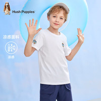  Hush Puppies/暇步士 清凉凉感 儿童短袖 本白 130