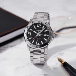 CASIO 剑鱼【盖茨同款】45毫米石英腕表 MTP-VD01D-1B