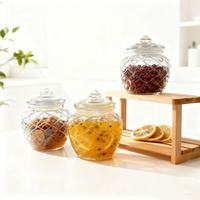 常青藤 IVY 常青藤 加厚玻璃密封罐 650ml*3 透明