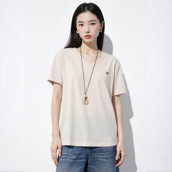 太平鸟 女士V领短袖上衣 A7FAD244689