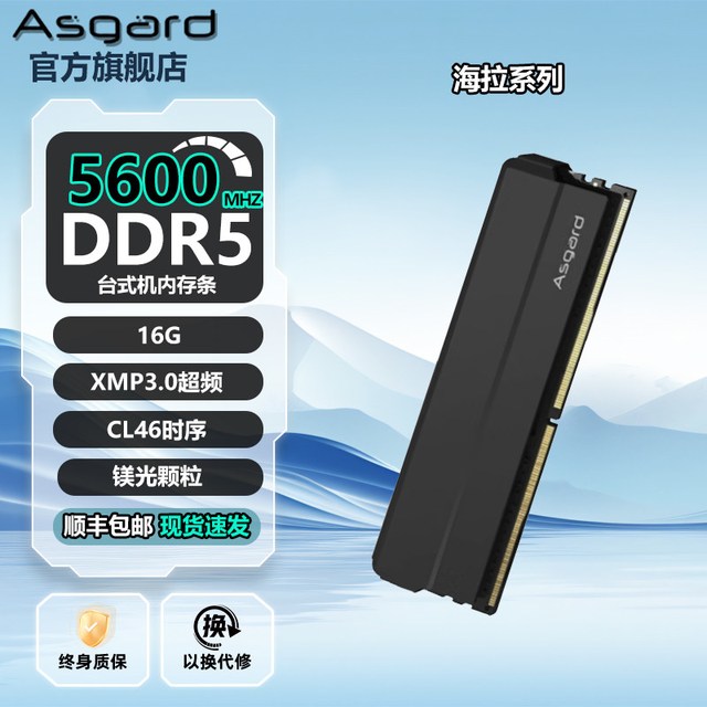 移动端：阿斯加特 女武神二代DDR5台式机内存条16G/24G/32G 6000/6400单条