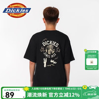 Dickies 宽松凉感 男士短袖T恤 L 黑色 （宽松版型）