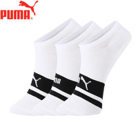 PUMA 男士夏季短袜 运动休闲透气短筒袜 3双装