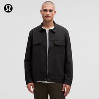 lululemon 丨Twill Utility 男士斜纹功能型夹克 拒水 LM3EM8S 黑色 S