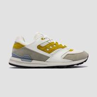 saucony COURAGEOUS情侣复古休闲鞋男女经典拼接运动休闲鞋灰兰