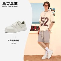 移动端：马克华菲 男士休闲小白鞋 664196062345-Z