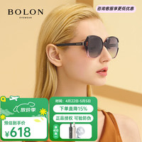 暴龙 眼镜女偏光太阳镜显脸小高级感开车户外旅行墨镜 BL5031C11框透灰粉渐进/片灰渐进