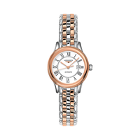 浪琴(Longines)瑞士手表 军旗系列 机械钢带女表 L43743917