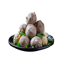 恋食记 潮汕牛肉丸231克*4包+潮汕牛筋丸231克*4包 纯牛肉 火锅丸子 关东煮
