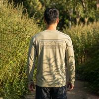 Patagonia 男士P-6 Logo户外混纺潮流长袖T恤圆领衫街拍38518  POGM橡胶树绿 S
