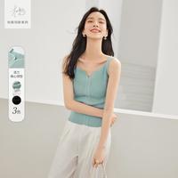 DUIBAI/对白 法式修身冰爽丝女士吊带背心