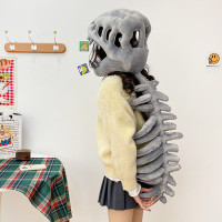 Ghiaccio 恐龙骨架头套公仔搞怪玩具 恐龙骨架款 90cm