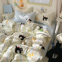 魅森印花加厚1.5m床四件套