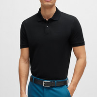 HUGO BOSS 男士短袖POLO衫 2023夏季商务休闲翻领半袖
