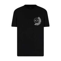 EMPORIO ARMANI/阿玛尼 AX男士印花休闲短袖T恤