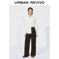  URBAN REVIVO 休闲复古 女士长裤