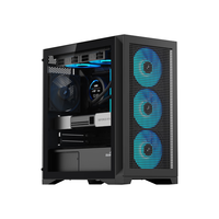 先马 新风M3 标准版 前板网格散热 MATX台式机机箱 黑色