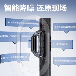得力 录音翻页笔 便携随身专业录音笔PPT翻页笔二合一学生教师上课演讲 会议培训采访16G内存MP132