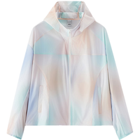  Semir/森马 凉感肌理 女士防晒外套 紫蓝色调00378 2XL
