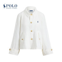 RALPH LAUREN Polo Ralph Lauren 拉夫劳伦 女装 26年夏季亚麻夹克RL27954 100-尼维斯海岛米白色 S