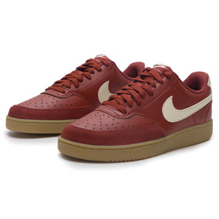 NIKE 男子休闲鞋 COURT VISION 运动鞋IB2998-600红白棕