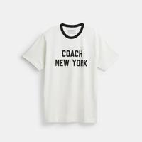 COACH 男女同款纽约图案T恤