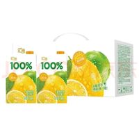 汇源 100%阳光柠檬混合果汁 750mL*5盒 臻享礼盒装 餐桌果汁饮料