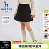 哈吉斯 品牌童装女弹力舒适柔软时尚半身裙 钻石黑 145