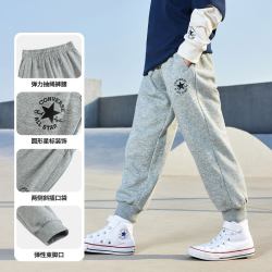 匡威 儿童装男童裤子春季新品女童长裤运动裤夏季卫裤中大童休闲裤