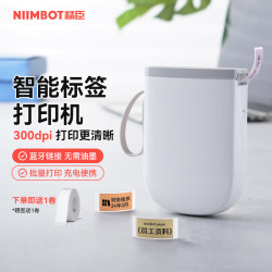 精臣 D11_Pro白色高清多功能智能标签打印机 学生姓名贴家用收纳办公标记便携式商品不干胶打价格打价机