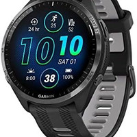 佳明 跑步GPS手表 计步器 Garmin Forerunner 965 010-02809-00 黑色和粉灰色
