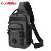 coolbell COOL BELL斜挎男生时尚胸包商务单肩小包户外轻便运动斜跨包 CB-7201灰色