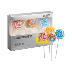 光合星球 无糖彩虹棒棒糖 52g