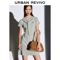  URBAN REVIVO 绑带 女士连衣裙